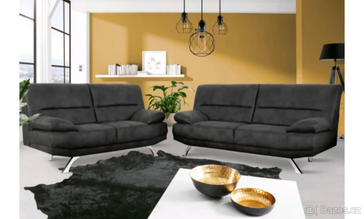 Sedací souprava Bruno 3, 2+ taburet - 5