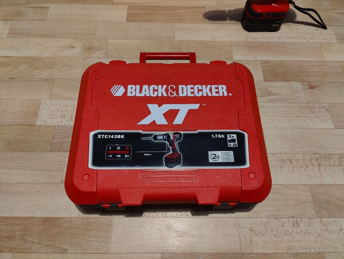 Aku vrtačka Black & Decker XTC143 14,4V - 5