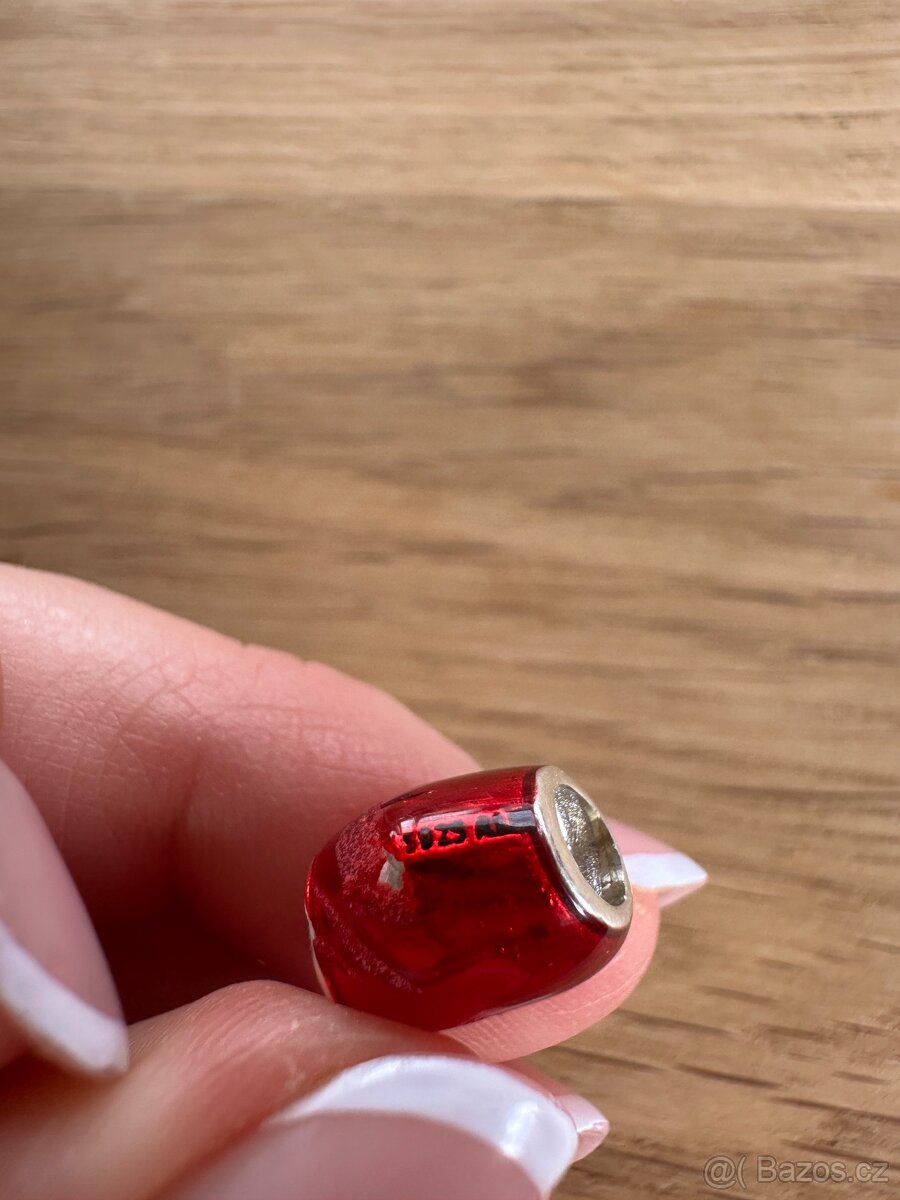 Poškrábané srdce na Pandora náramek - 5