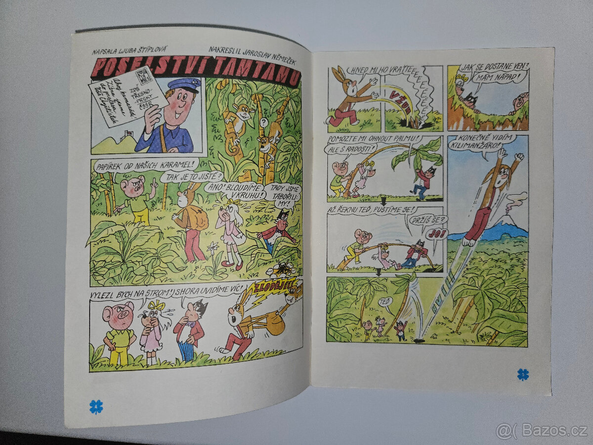 Čtyřlístek č. 137 - Poselství tamtamu - Original - NELUŠTĚNÝ - 5