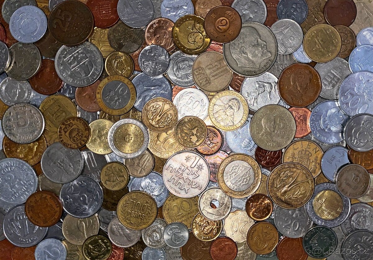 STOVKY MINCÍ Z CELÉHO SVĚTA - KAŽDÁ JINÁ - 5