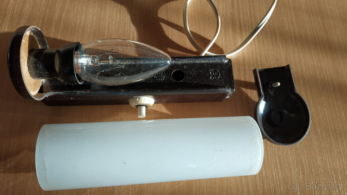 Retro bakelitová lampička - 5