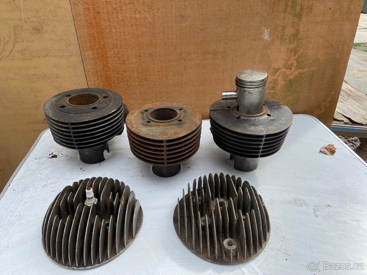 Válce a hlavy jawa 175/250 - 5