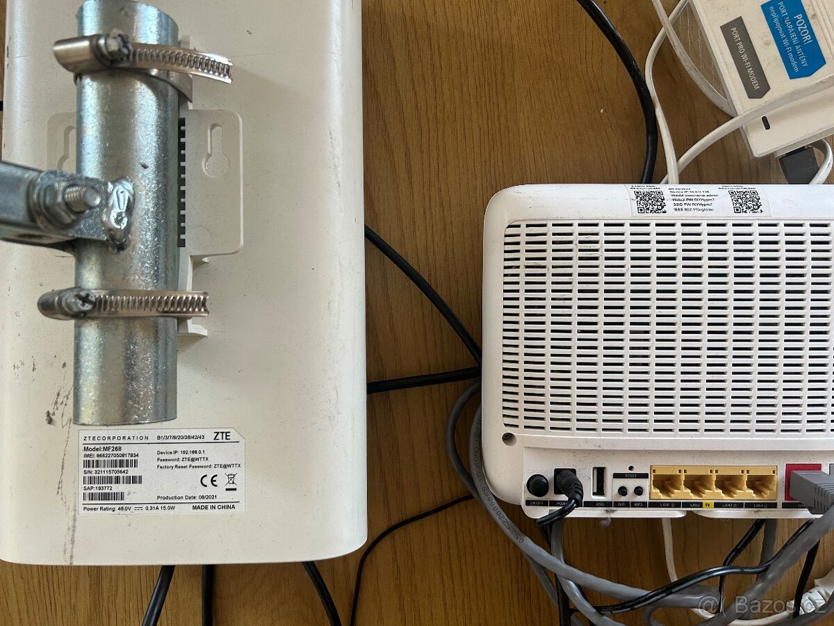 O2 LTE internet venkovní anténa + WiFi router - 5