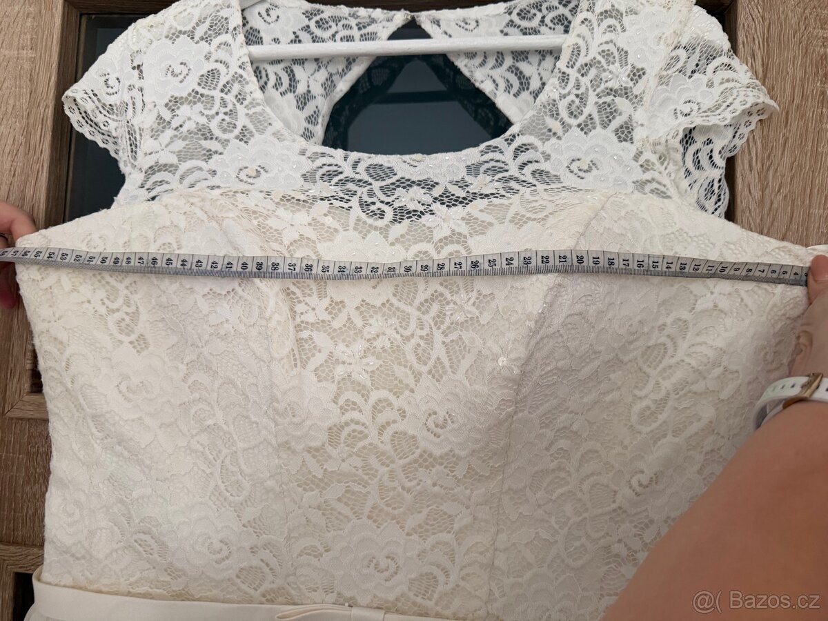 Svatební šaty L -XL - 5