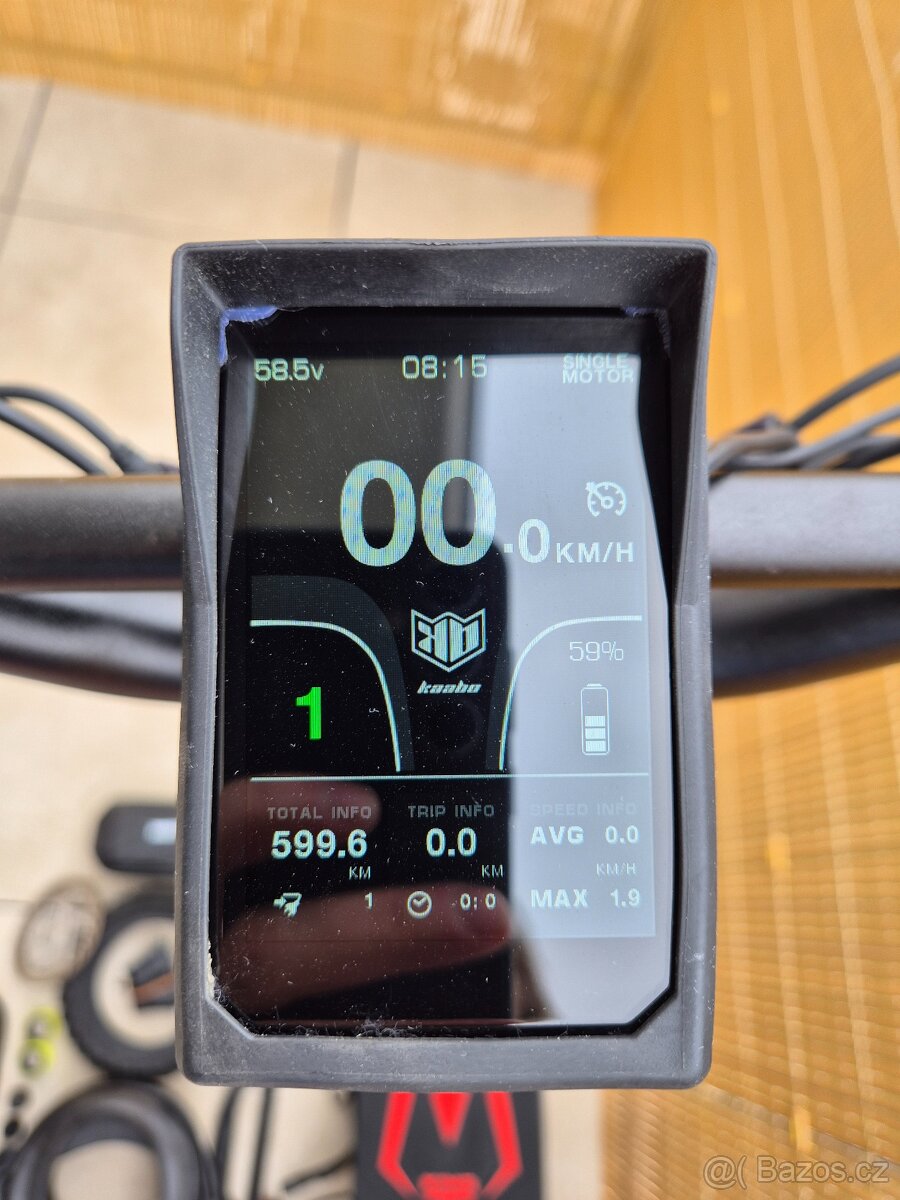 KAABO MANTIS KING GT 60V/25,4Ah s tlumičem řízení a košíkem - 5