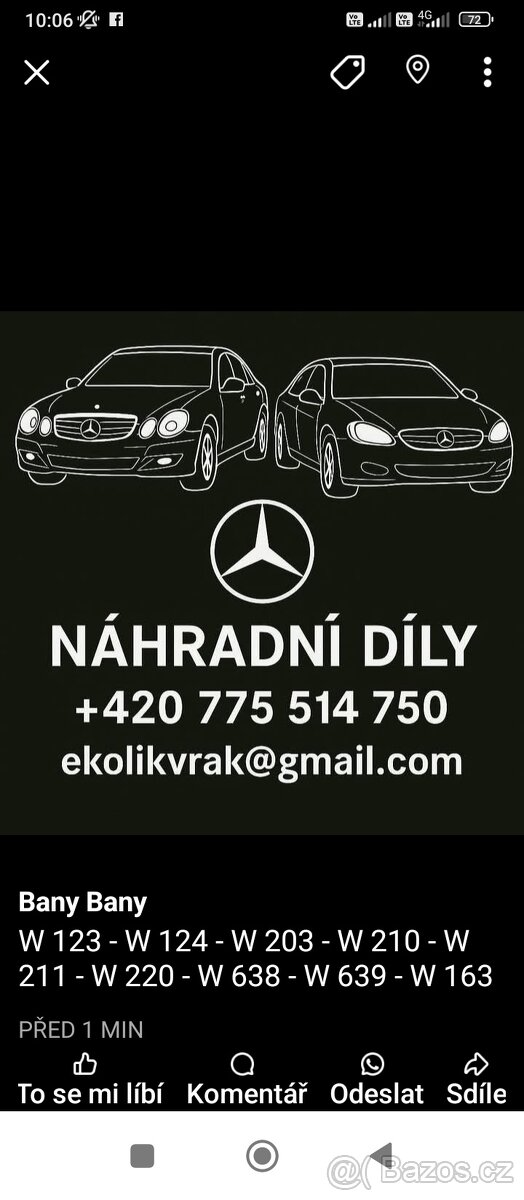 Mercedes-Benz W 638 Vito 2.2 CDI NÁHRADNÍ DÍLY - 5