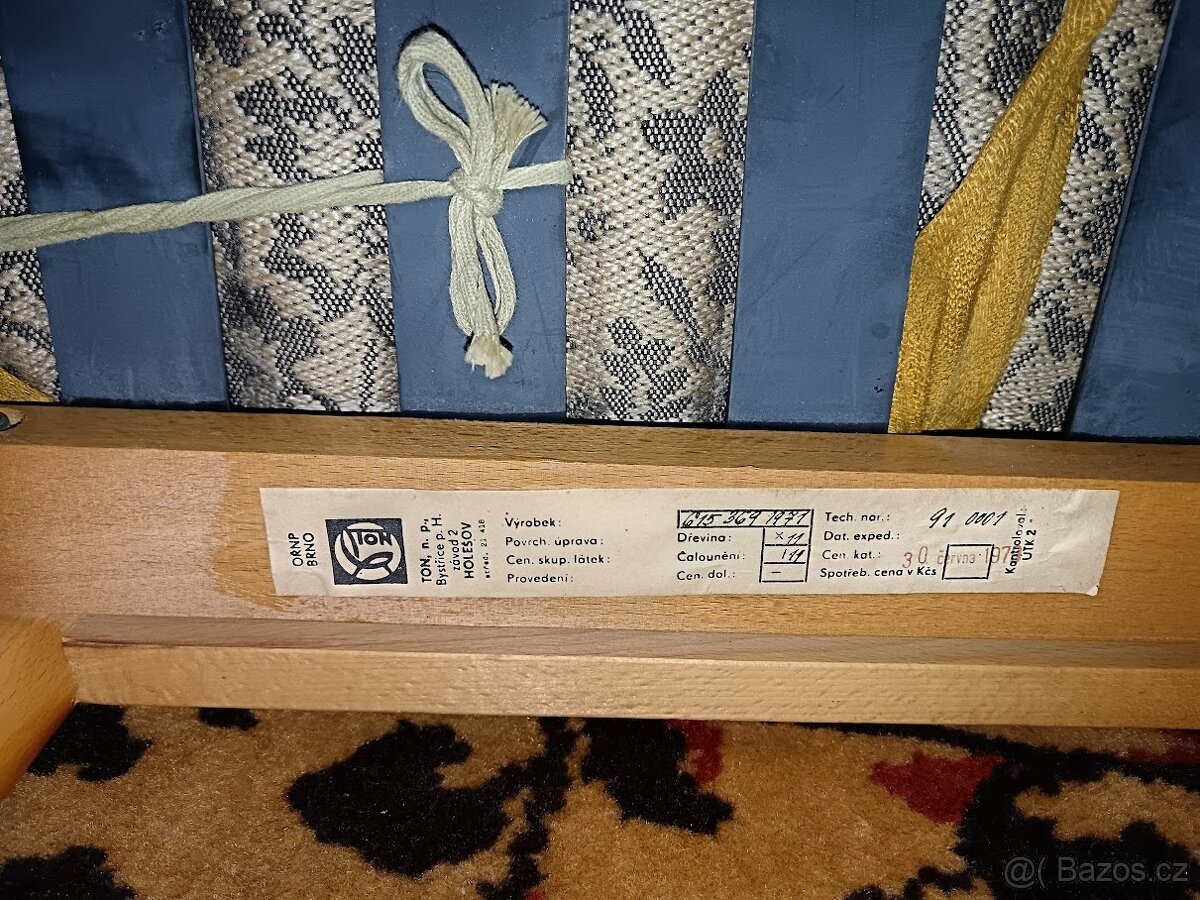 Designová retro křesla značky TON - 70. léta - 2 ks - 5