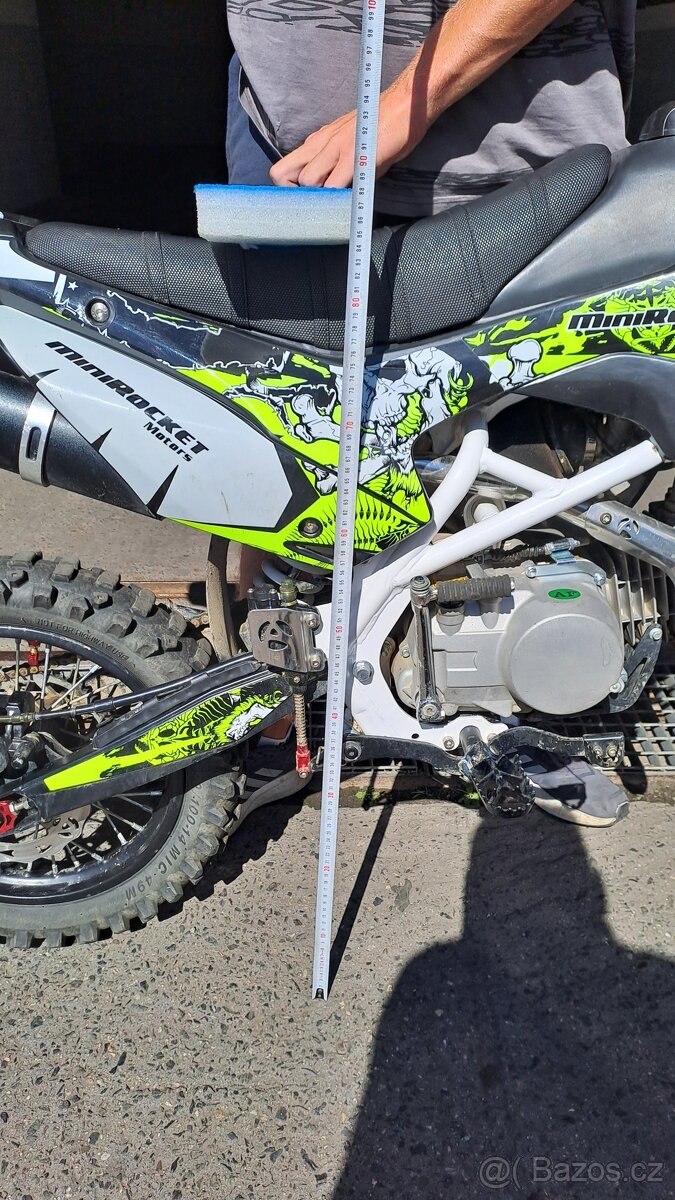 Pitbike MiniRocket 140 4t 17/14 zelena - 5