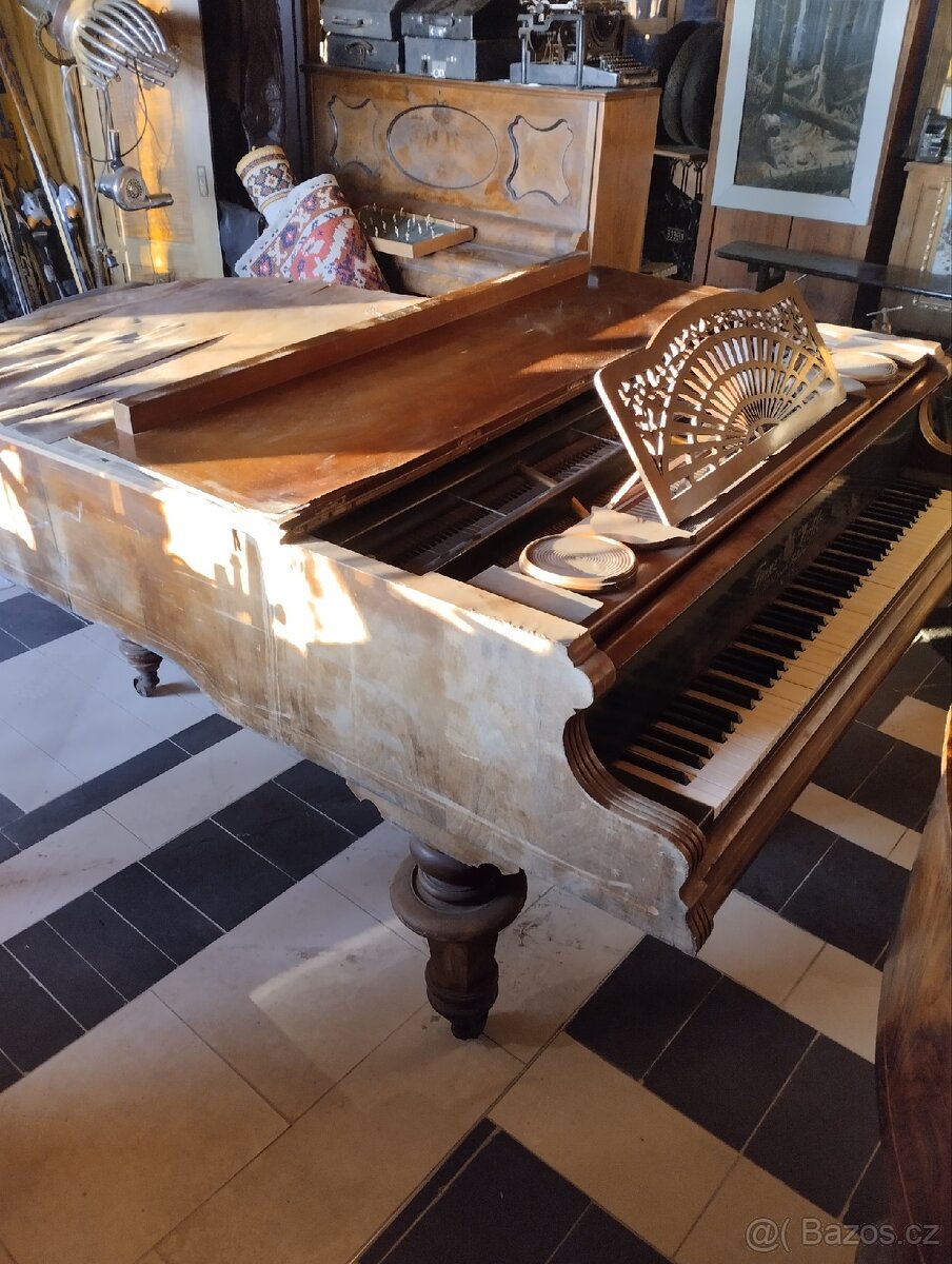 Historické Piano FRANZ WIRTH WIEN- vyrobeno v roce 1890 - 5
