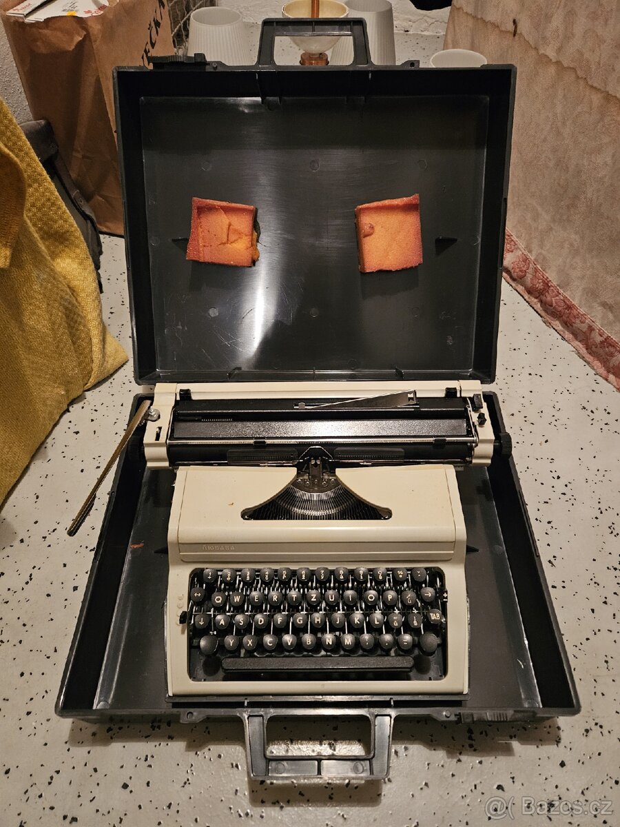 Psací stroj Rheinmetall + Ľubava - 5