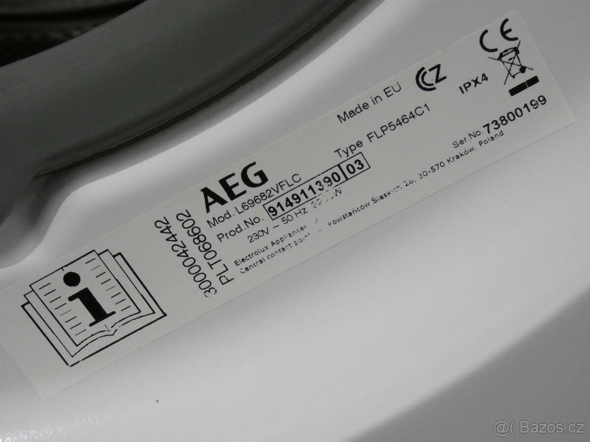 Pračka AEG Lavamat L69682VFLC se zárukou - 5
