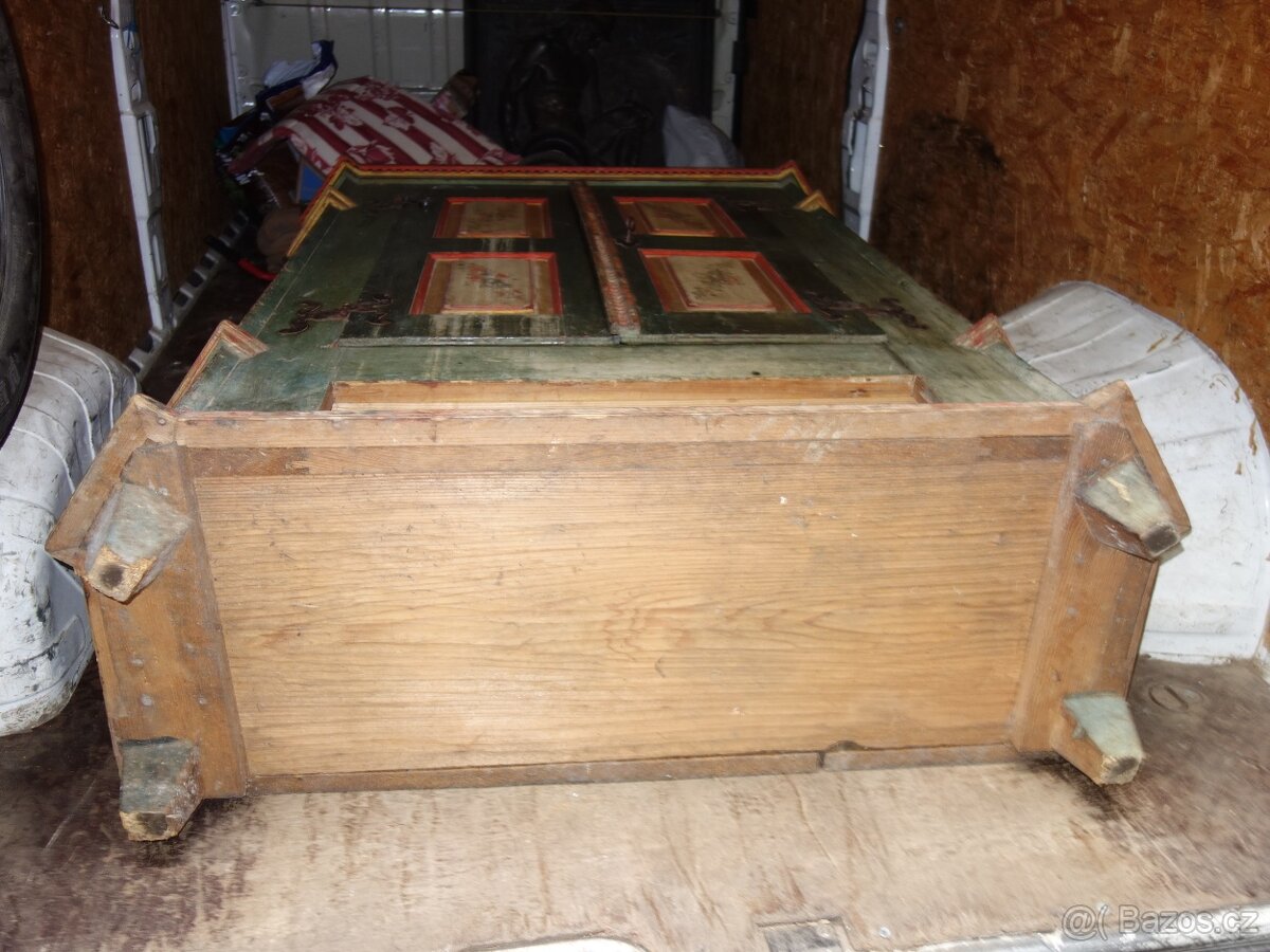 Malovaná skříň, originální malba - 5