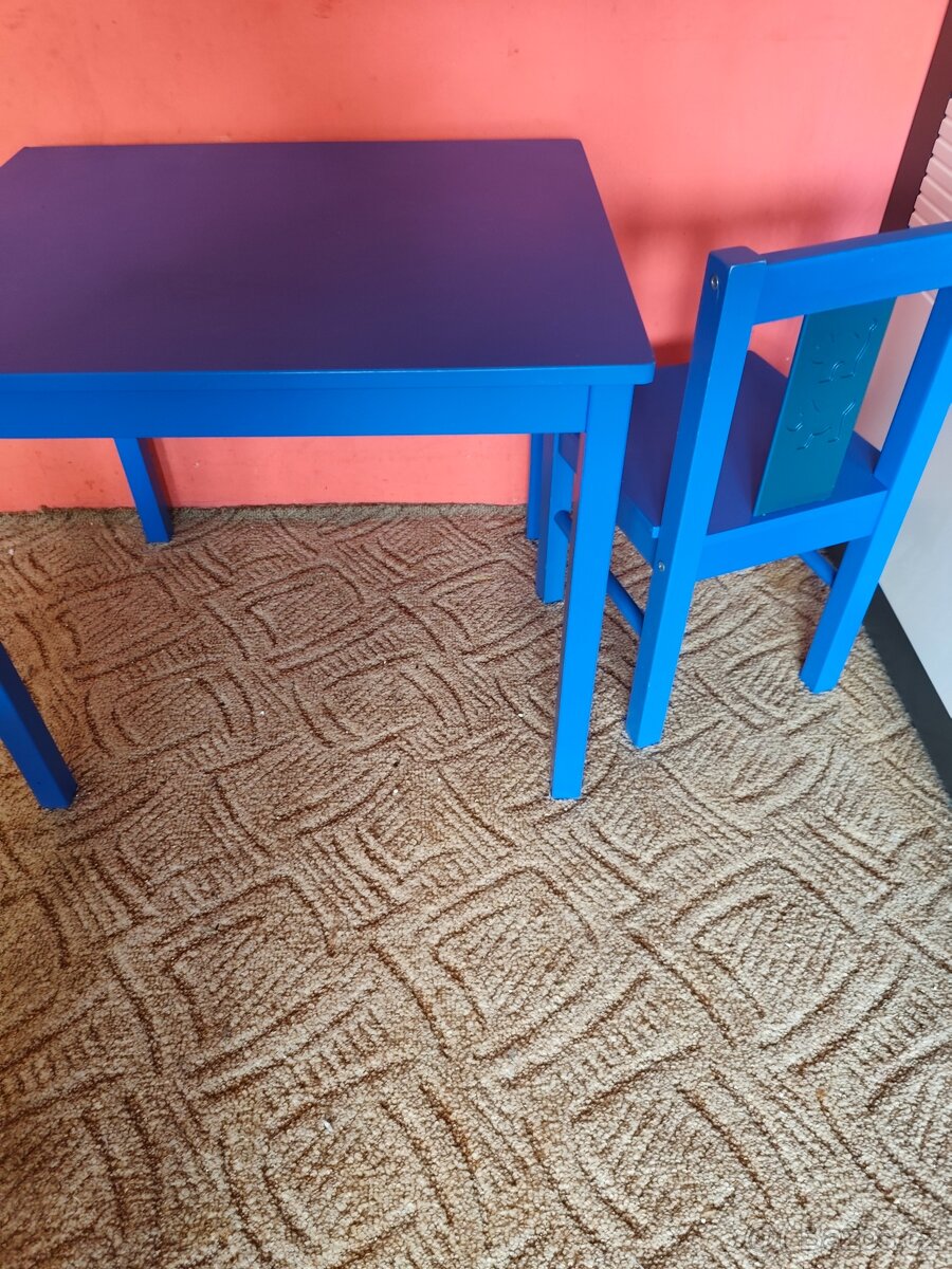 IKEA KRITTER Dětský set stoleček s židličkou - 5