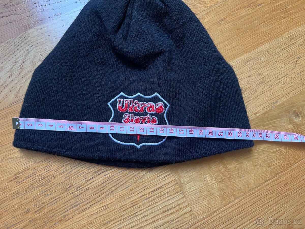 Černá pletená čepice Ultras Slavia - 5
