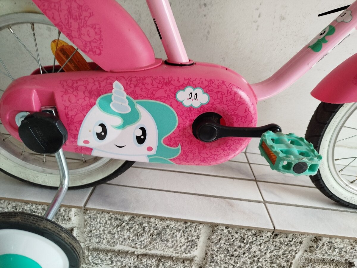 Dětské kolo btwin z Decathlonu s jednorožcem - 5