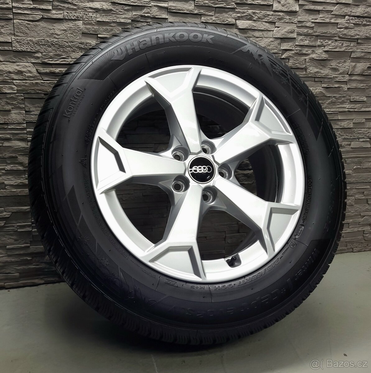 17"Originál Audi Q3 Kodiaq Tiguan 5x112 zimní pneu 7mm - 5