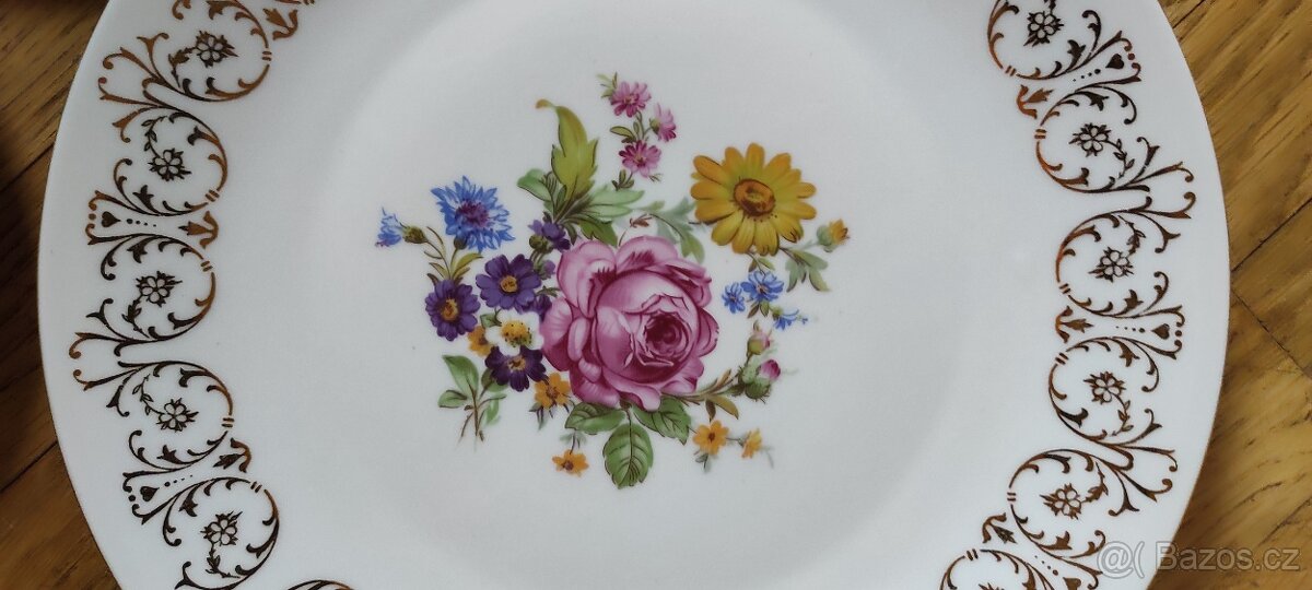 Karlovarský porcelán koláčová souprava - 5