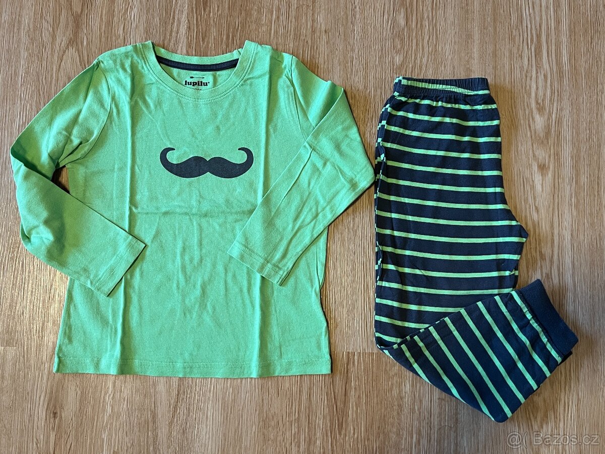 Chlapecký set -13+11ks - trika,roláky,pyžama,svetr-lupilu - 5