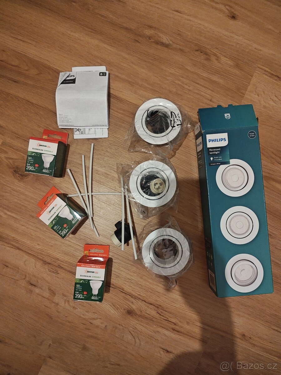 Vestavné svítidlo Philips Enneper 3 ks - 5