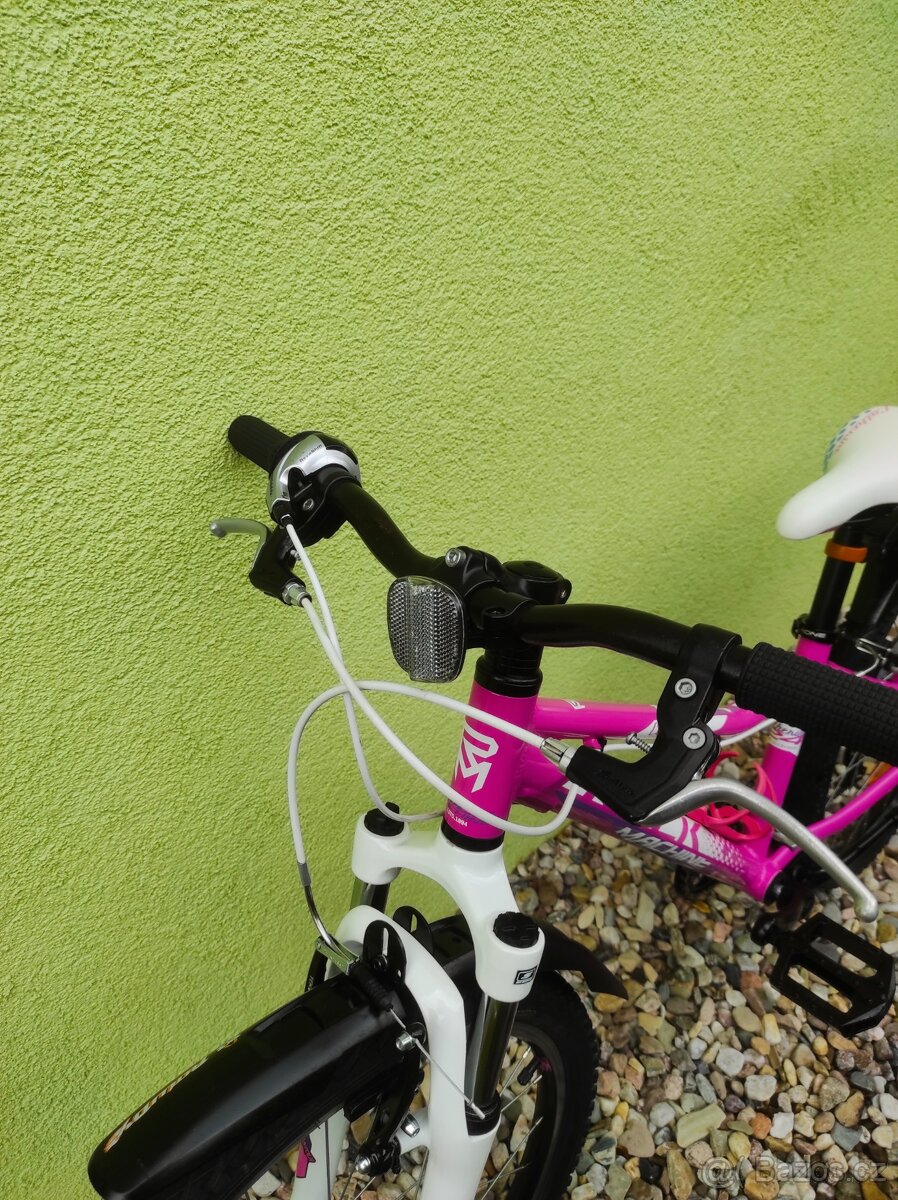 Značkové dětské kolo ROCK MACHINE 24" (RŮŽOVÁ) - 5