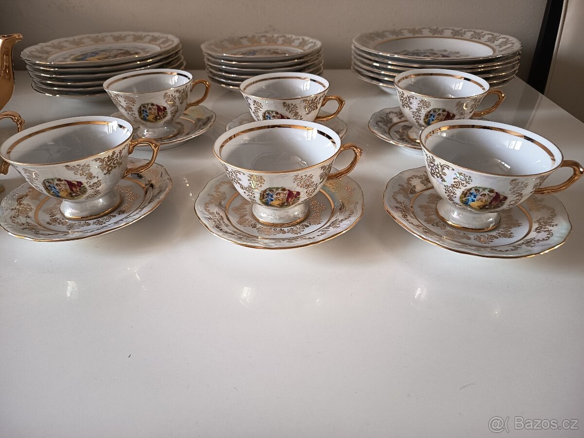 Nepoužívaná porcelánová sada, 35 kusů - 5