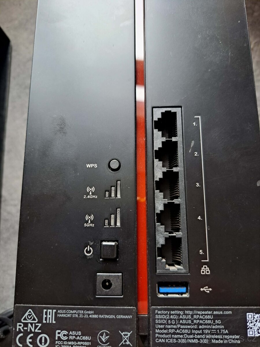 Dvoupásmový repeater ASUS RP-AC68U - 5