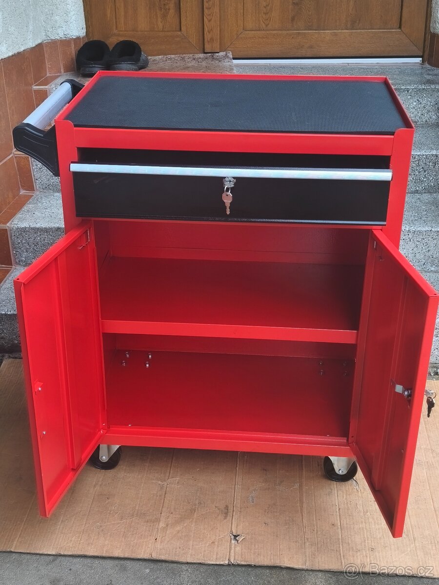 Prodám NEPOUŽITOU Mobilní skříňka na nářadí se skříňkou a zá - 5