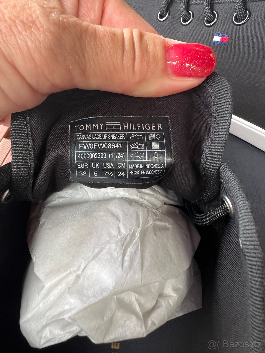 Plátěné tenisky Tommy Hilfiger, vel. 38 - 5