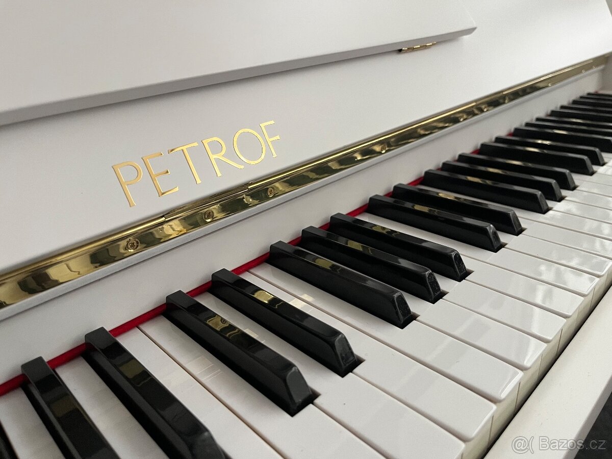 Bílý Petrof K 114 se zárukou a dopravou PRODÁNO - 5