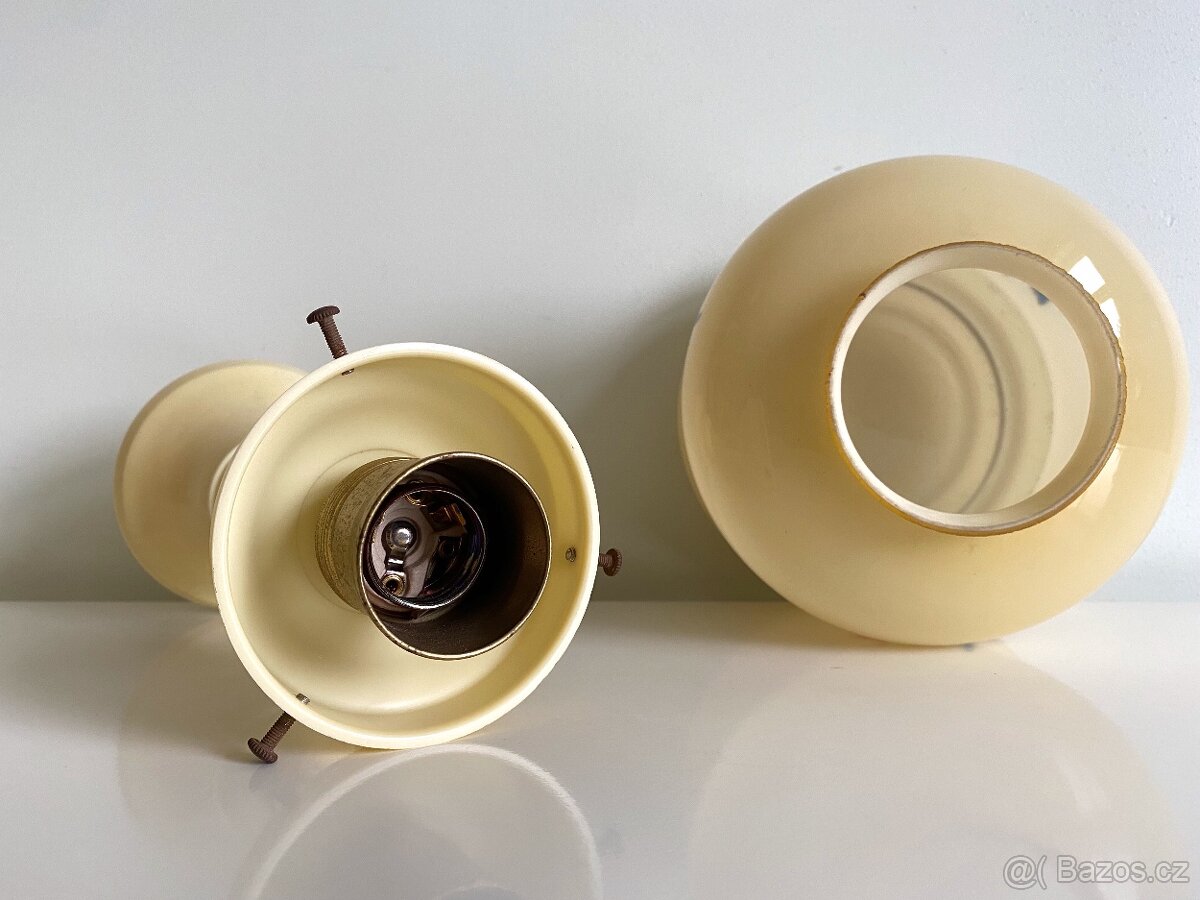 Závěsná bakelitová lampa stropnice, Německo - 5