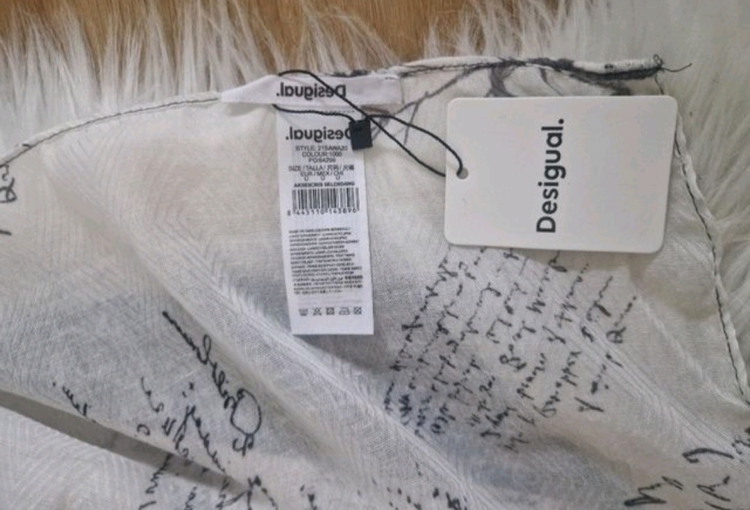 Desigual signature dámský značkový šátek šála desigual - 5