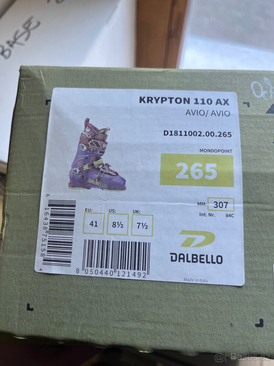 Lyžařské boty Dalbello Krypton 110 AX – vel. 26,5 - 5