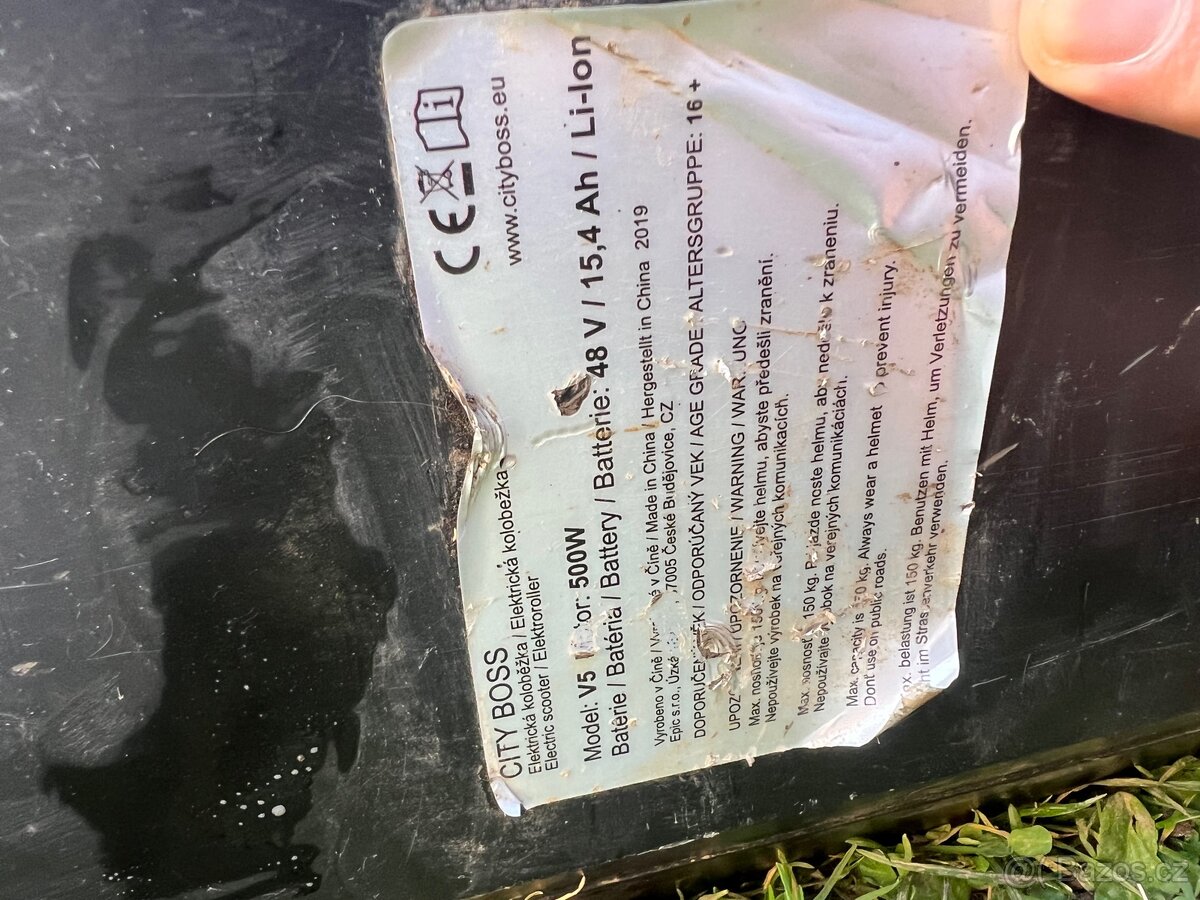 Elektrokoloběžka Cityboss v5 - 5