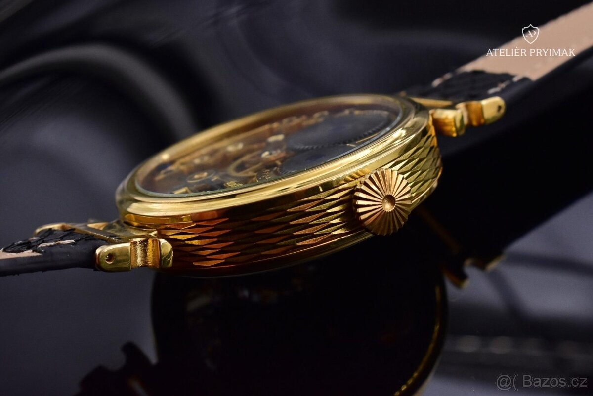 Exkluzivní starožitné skeletové hodinky OMEGA 1914 - 5