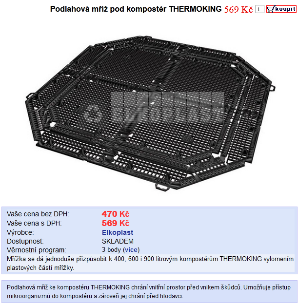 Nový kompostér THERMOKING 400L - 5