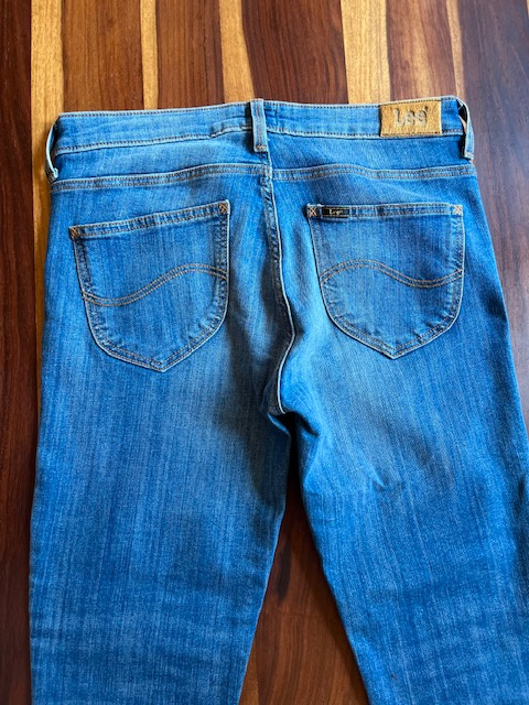 Nové 7/8 slim dámské džíny Lee vel. S - 5