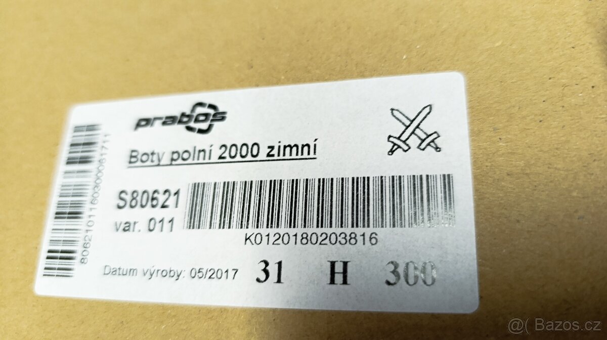 Boty polní zimní, PRABOS - 5