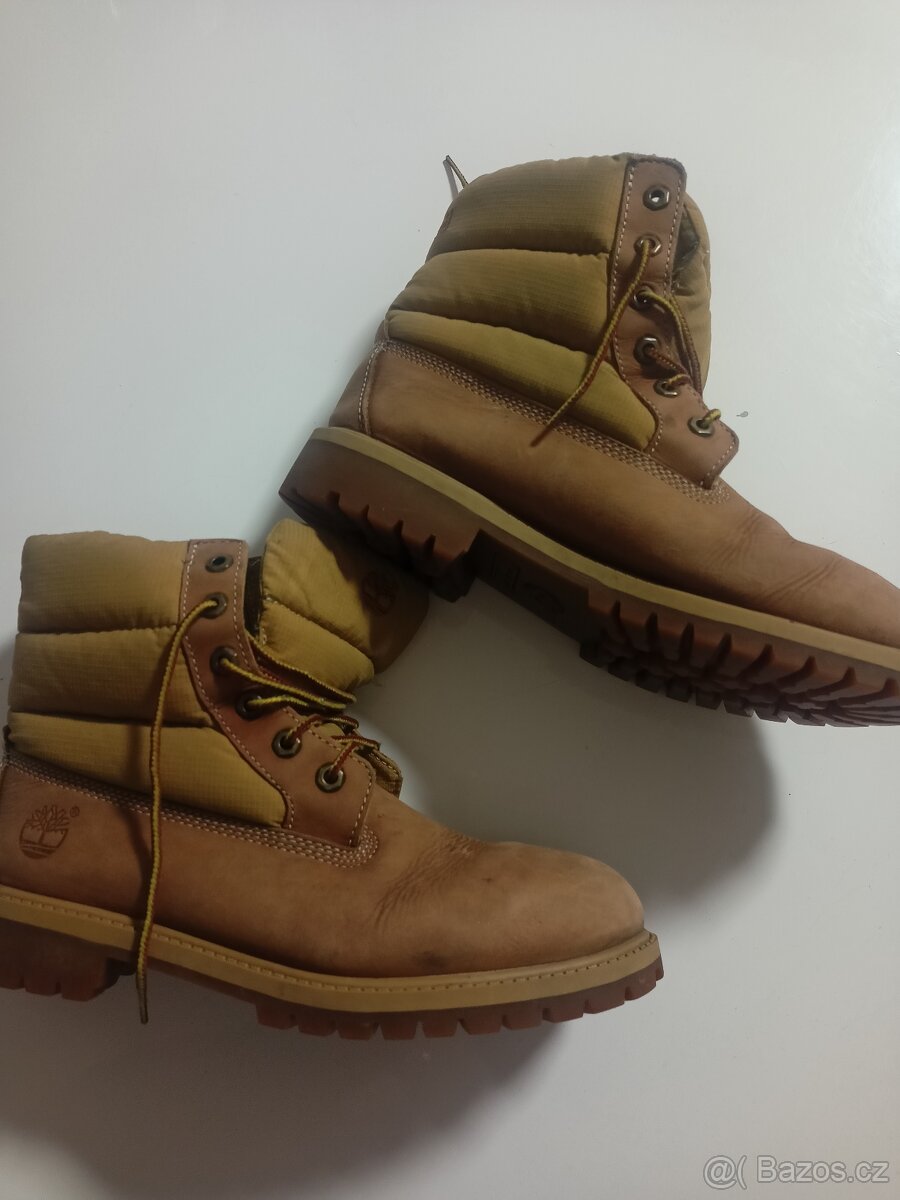 Kožené Boty Timberland, vel. 39, klasické sv.hnědé - 5
