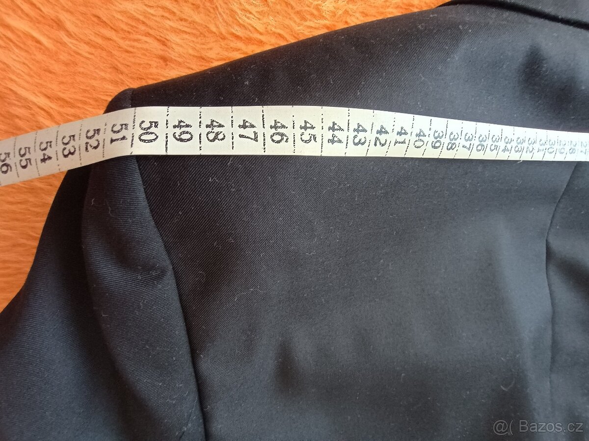 Pánský,černý oblek. - 5