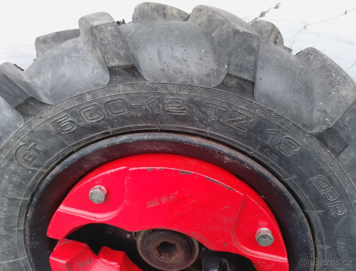 Vari kola z tažné nápravy 5,00-12 s oboustranným závažím - 5