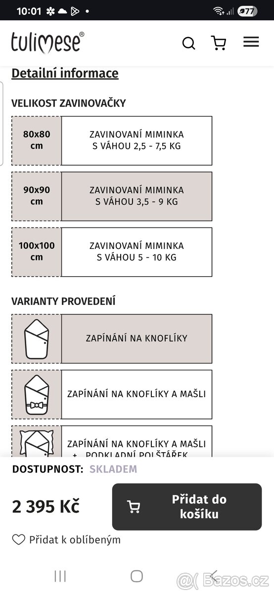 Péřová zavinovačka Tulimese - 5