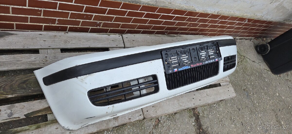 Octavia I facelift, přední nárazník, bílý, modrý - 5