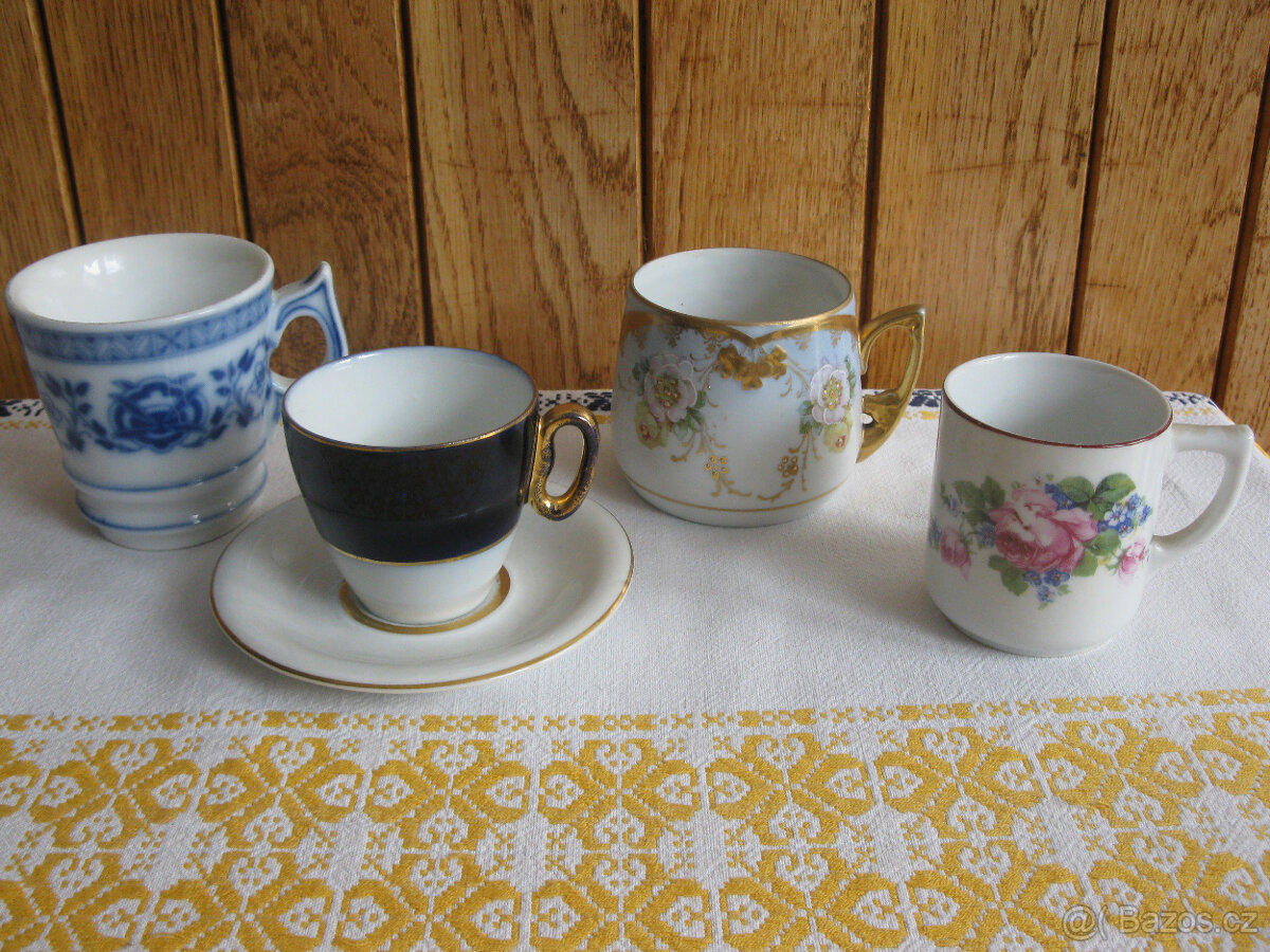 České,staré a retro hrníčky na chalupu - 5