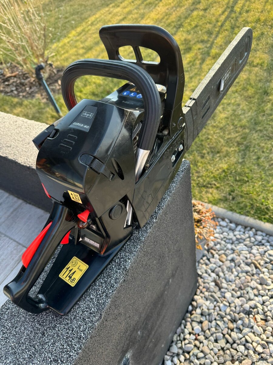 Prodám řetězovou benzínovou pilu Scheppach - 5