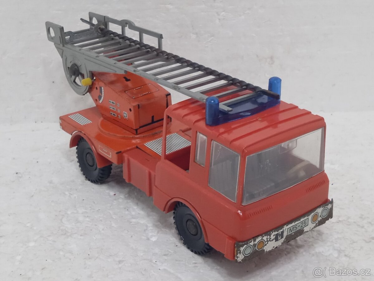 Hasičské auto Žebřík MSB MS 25 Retro hračka - 5