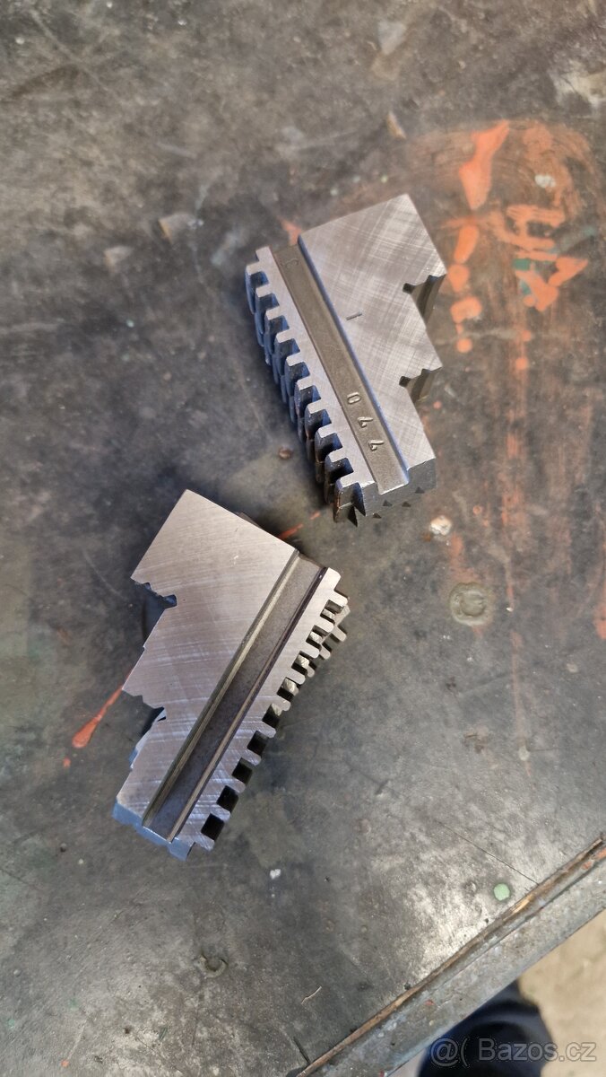 Čelisti na sklíčidlo TOS 160/3 - 5