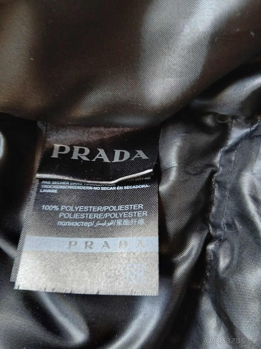 Zimní bunda Prada pánská černá XL - 5