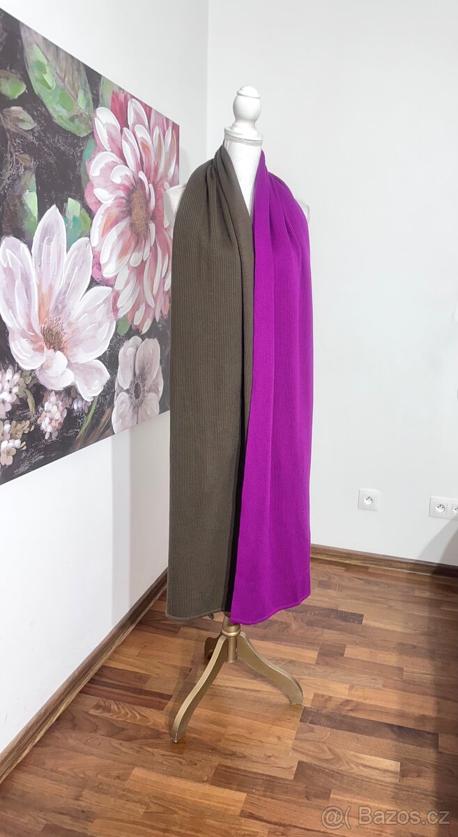 YVES SAINT LAURENT Vlněná Šála - 5