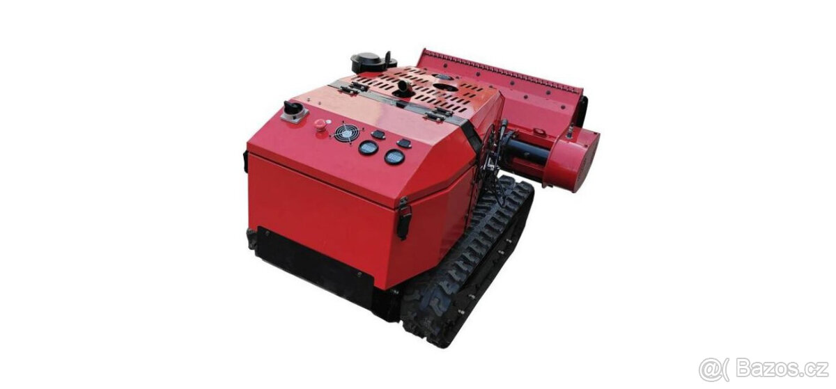 RC lesni fréza zaběr 80cm ,pásový podvozek diesel - 5